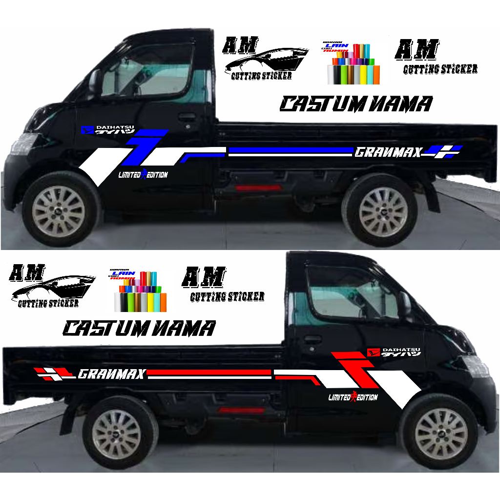 Stiker Stiker Aksesoris Mobil Pick Up Daihatsu Grandmax New carry stikcer mobil terbaru mobil pick u