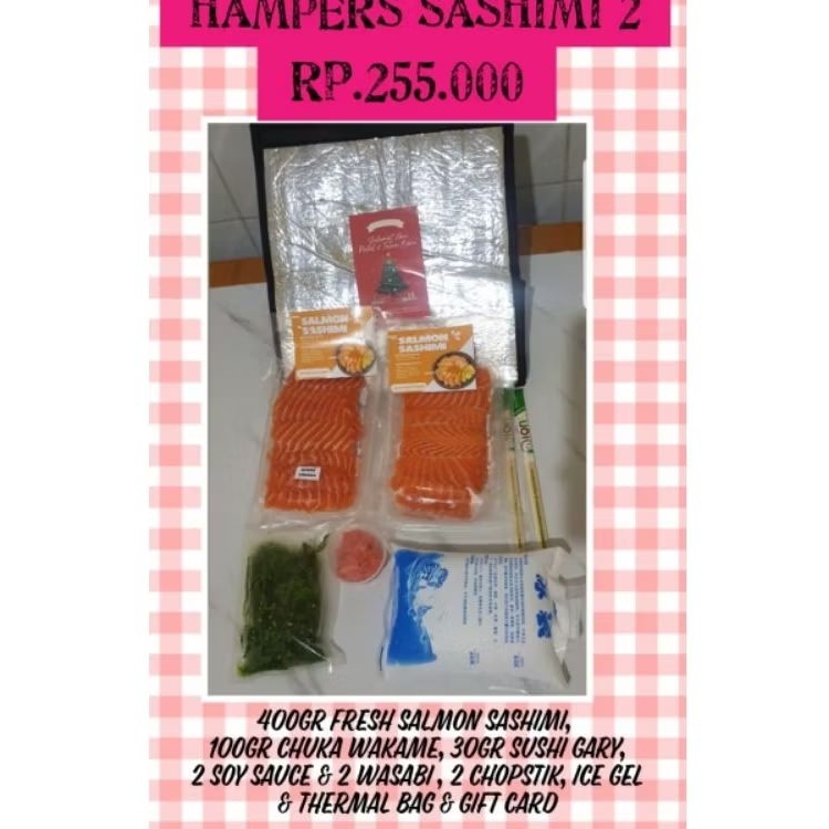 

Sashimi hampers set natal