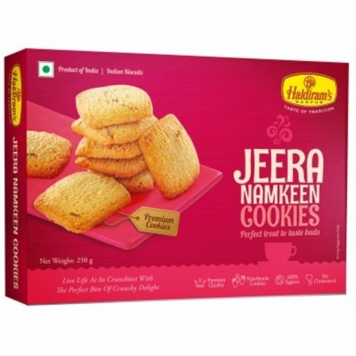 

JEERA NAMKEEN COOKIES HALDIRAM'S 250G / Biskuit / Snack India