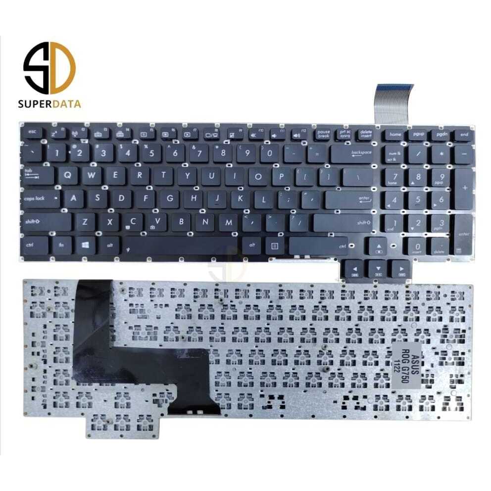 Keyboard Asus ROG G750 - Hitam