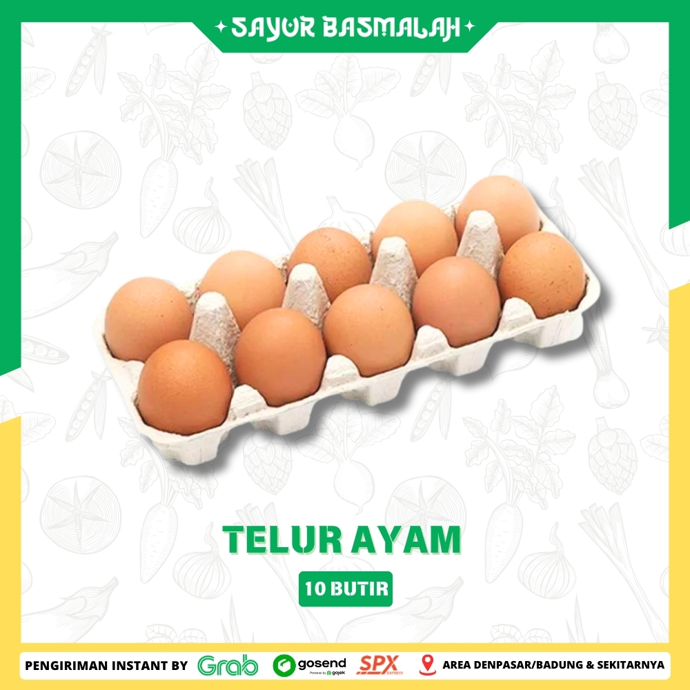 

Telur Ayam 10 Butir - Sayur Basmalah