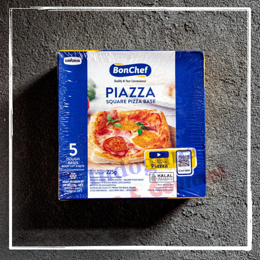 

Bonchef Piazza Square Pizza Base 225gr