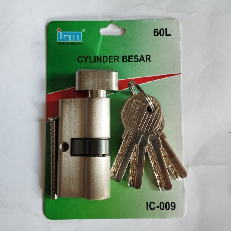 Silinder Kunci 60mm Besar Kunci Knop body pintu silinder IGM