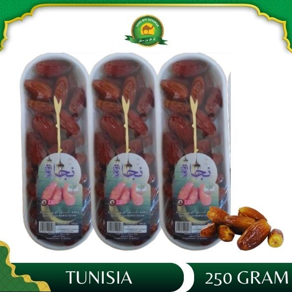 

KURMA TUNISIA PREMIUM NAJAH 250 GRAM | TUNISIAN DEGLET NOUR | NAJAH | KURMA DATES | DATES | DATTES