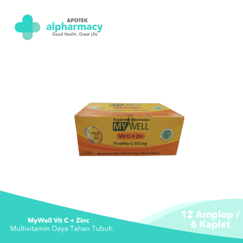 Mywell Vitamin C + Zn 5 Kaplet