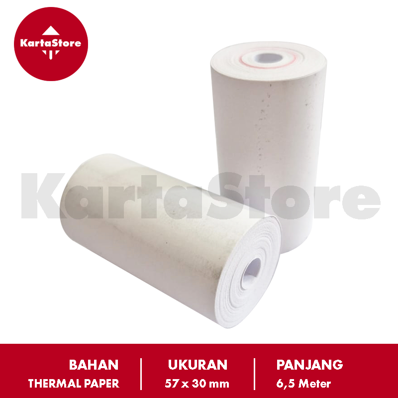 

Kertas Thermal Struk 57x30mm KartaStore