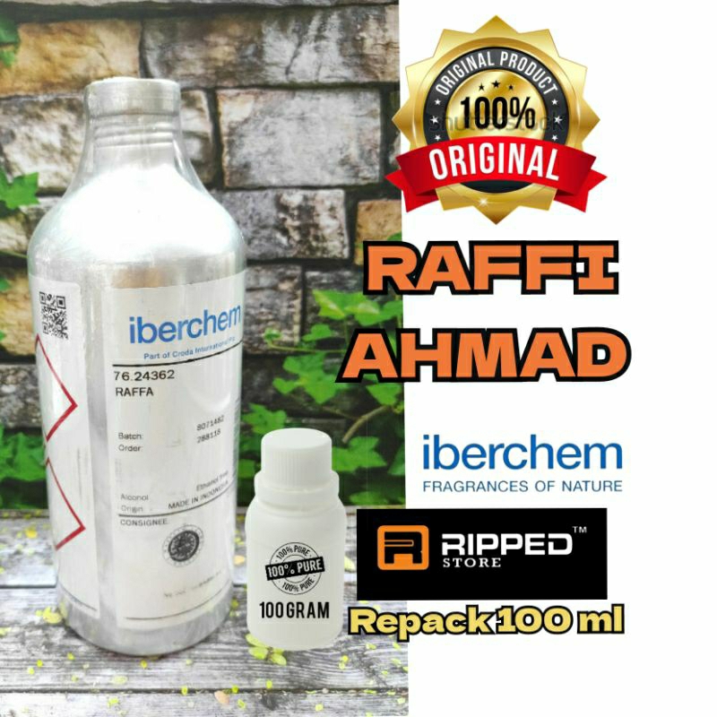 100ML Raffa Bibit Parfum Murni Raffi Ahmad Original Iberchem