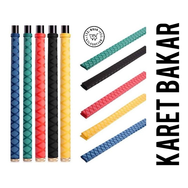 karet bakar joran tegek pancing