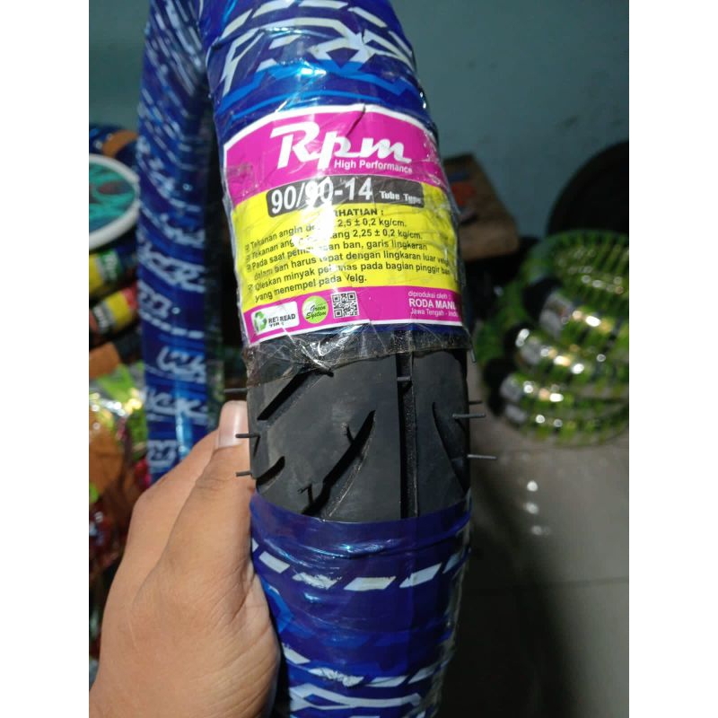 rpm matik tubeytype pakai ban dalam