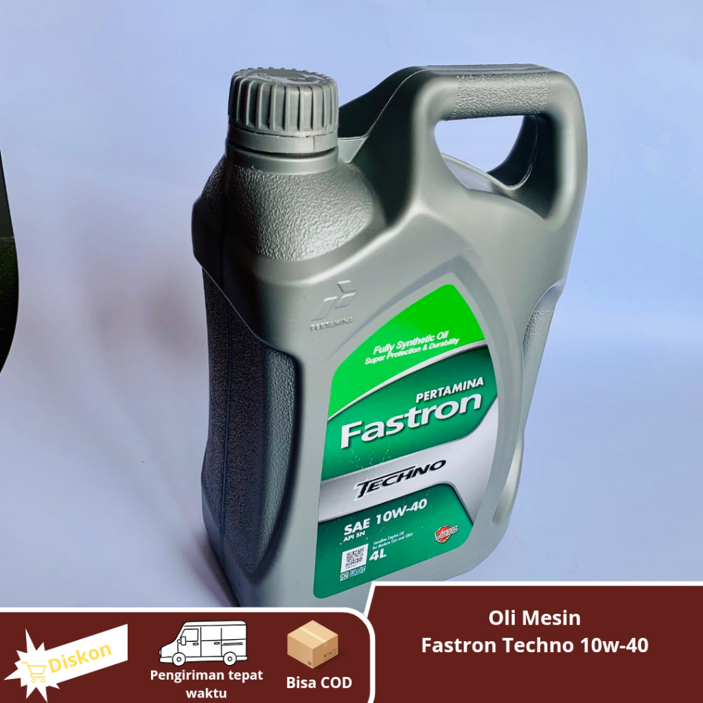 Oli Pertamina/Oli Fastron Techno 10W40 | 4 Liter (100% Ori Pertamina)