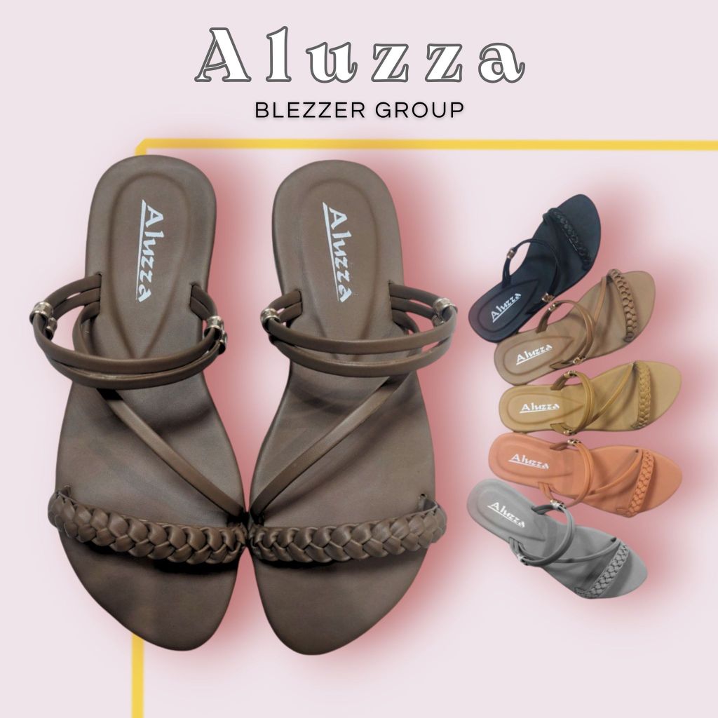 Sandal Teplek Wanita Cewek Perempuan Aluzza 06 Sexy | Selebgram Korean Style Elegan Cantik Sexy