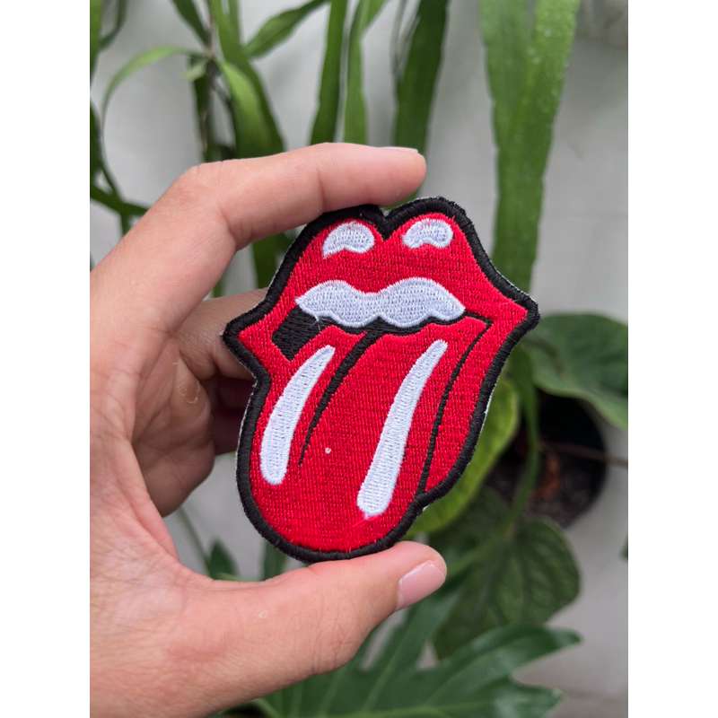 PATCH BORDIR PREMIUM LOGO BAND THE ROLLING STONES
