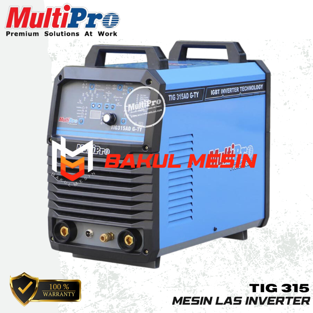 MULTIPRO TIG 315 AD G-TY Mesin las AC/DC INVERTER TIG315 Trafo TIG/MMA
