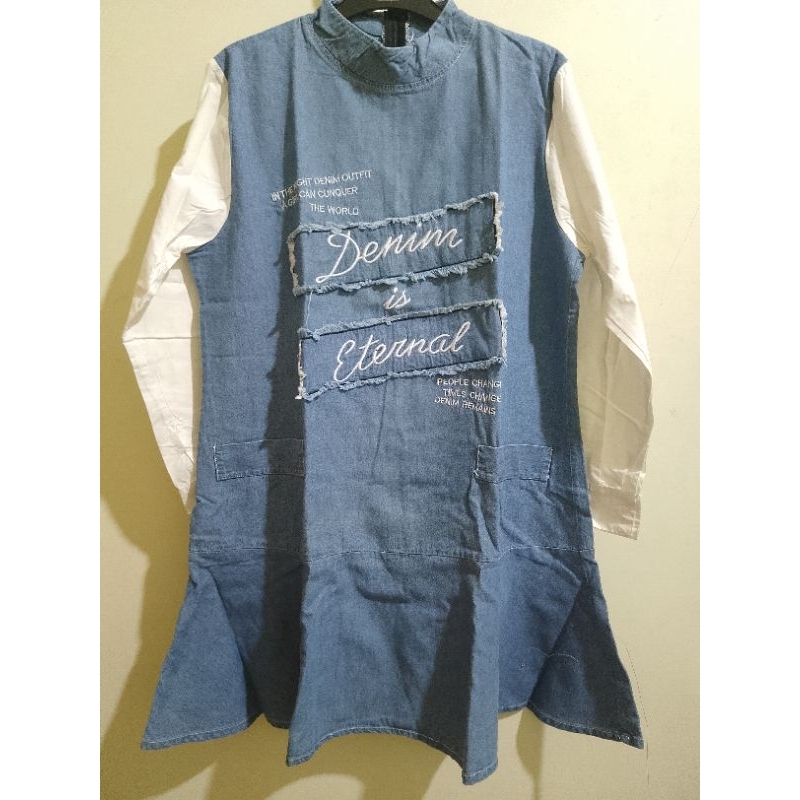 DRESS DENIM WANITA PRELOVED