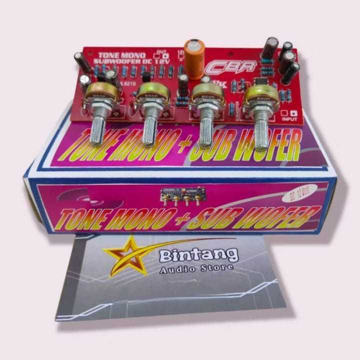 Kit Tone Control Mono Subwoofer DC 12volt Tone CBR