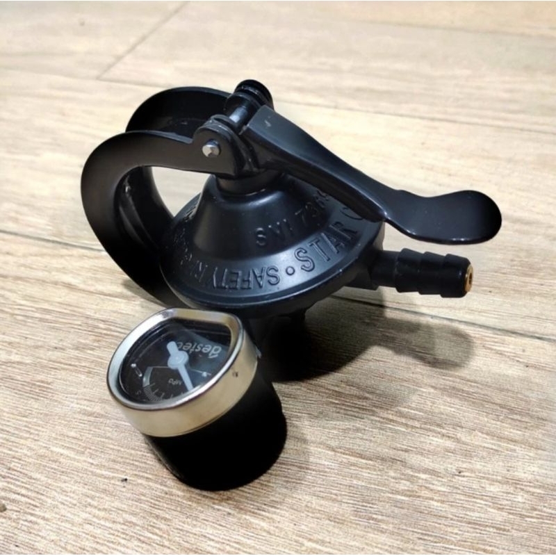 Regulator kompor gas starcam meter regulator jepit starcam meter