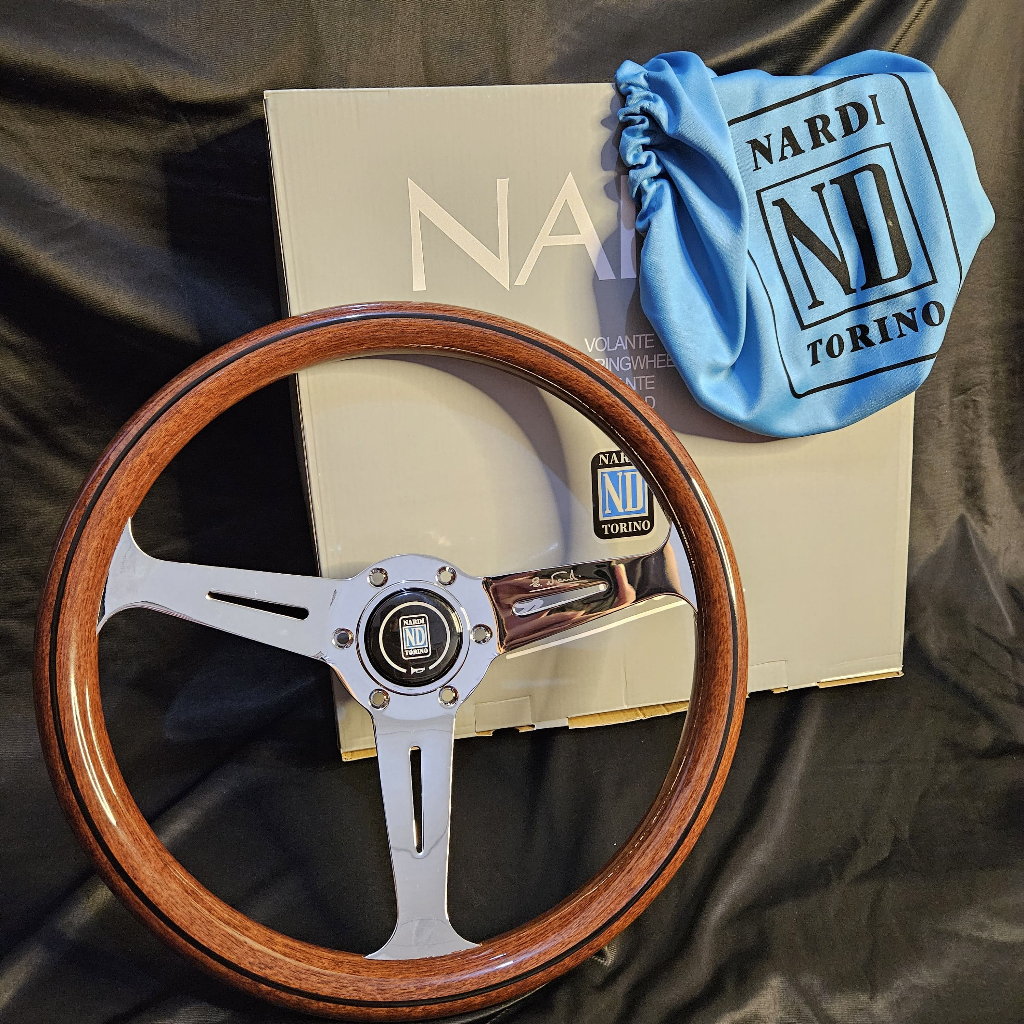 Stir Nardi Torino Wood Kayu Chrome Classic 14 Inch