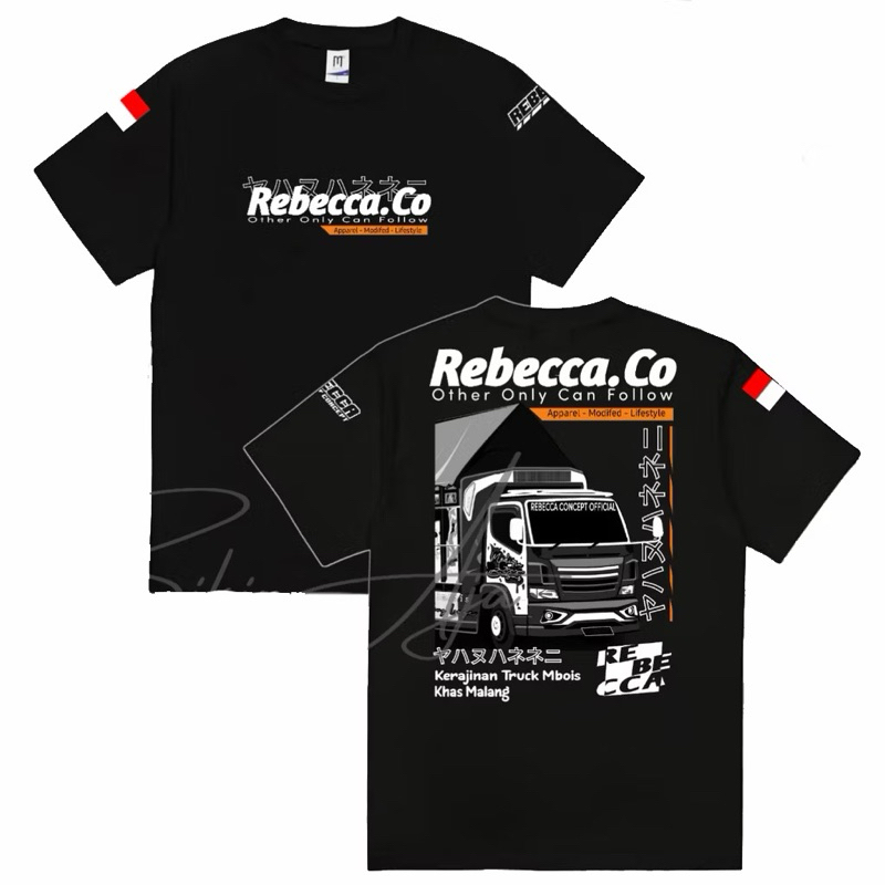 TSHIRT/KAOS DRIVER TRUCK REBECCA.CO