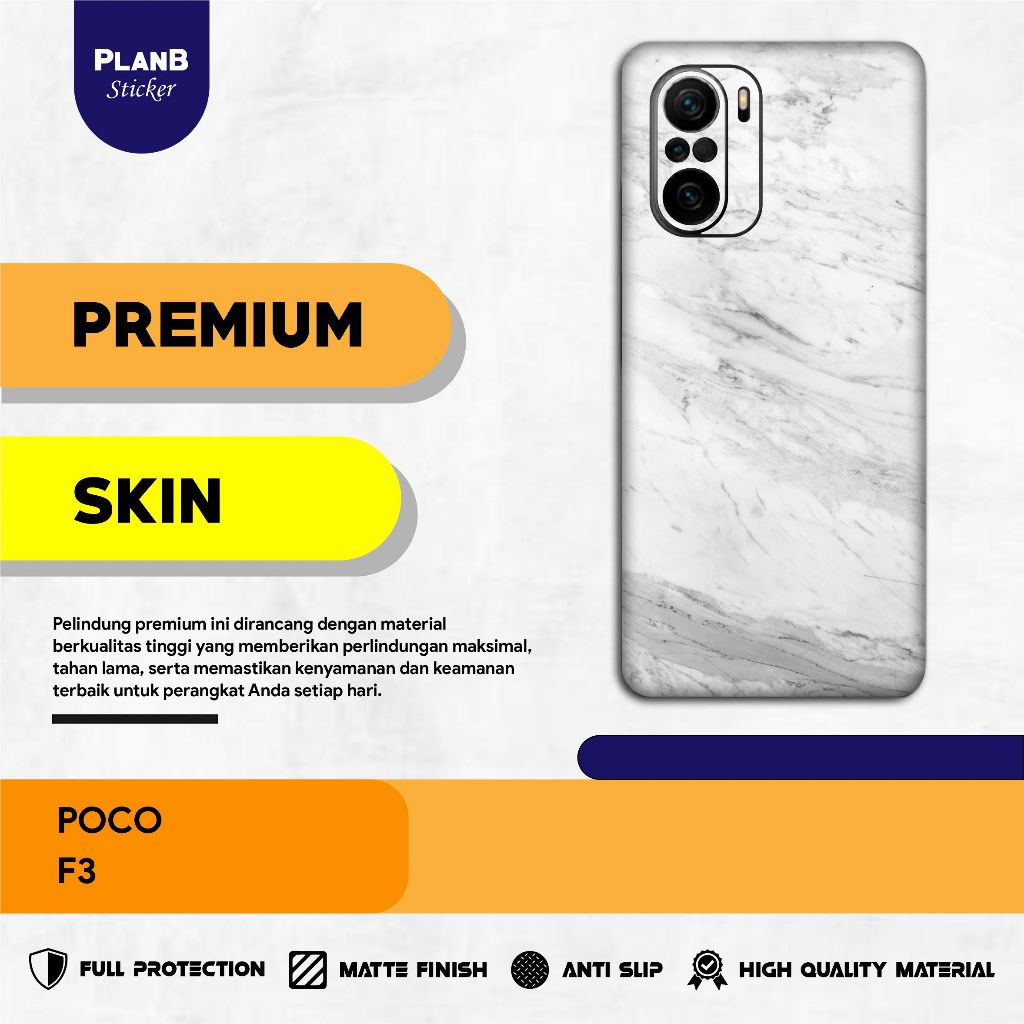 Skin Sticker Poco F3 - MARBLE