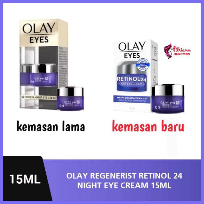 Olay Krim Mata Retinol 24  Eye Cream 15ml/Serum 30ml/ Cream 50g