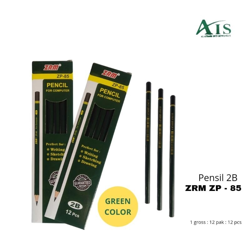 

1 pak 12 pcs pensil 2b ZRM kualitas super termurah