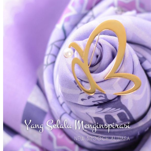 BROSS DESIGN LOGO KUPU-KUPU ALWAFA HIJAB