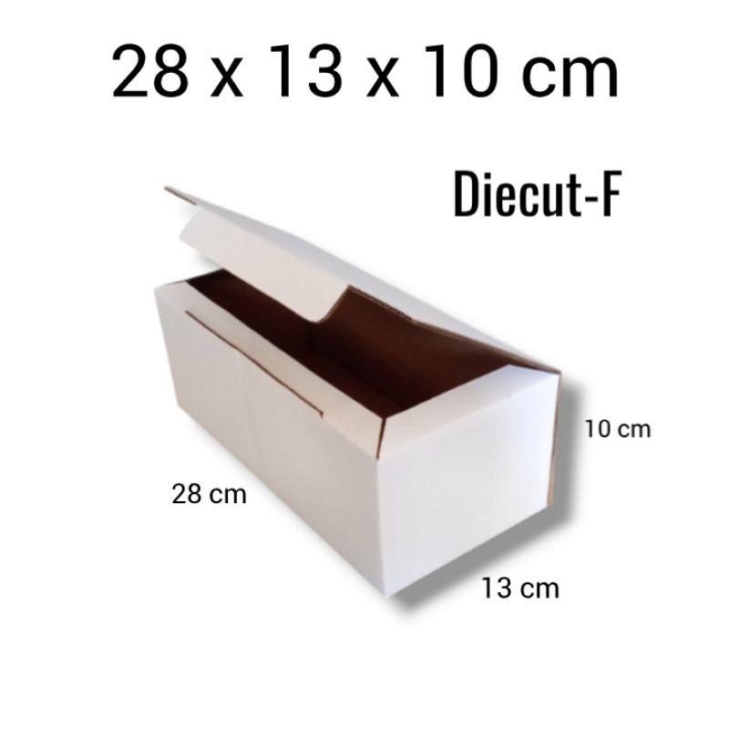 

KARDUS POLOS PUTIH 28 x 13 x 10cm / Carton Box / Packing Sandal, sepatu dll