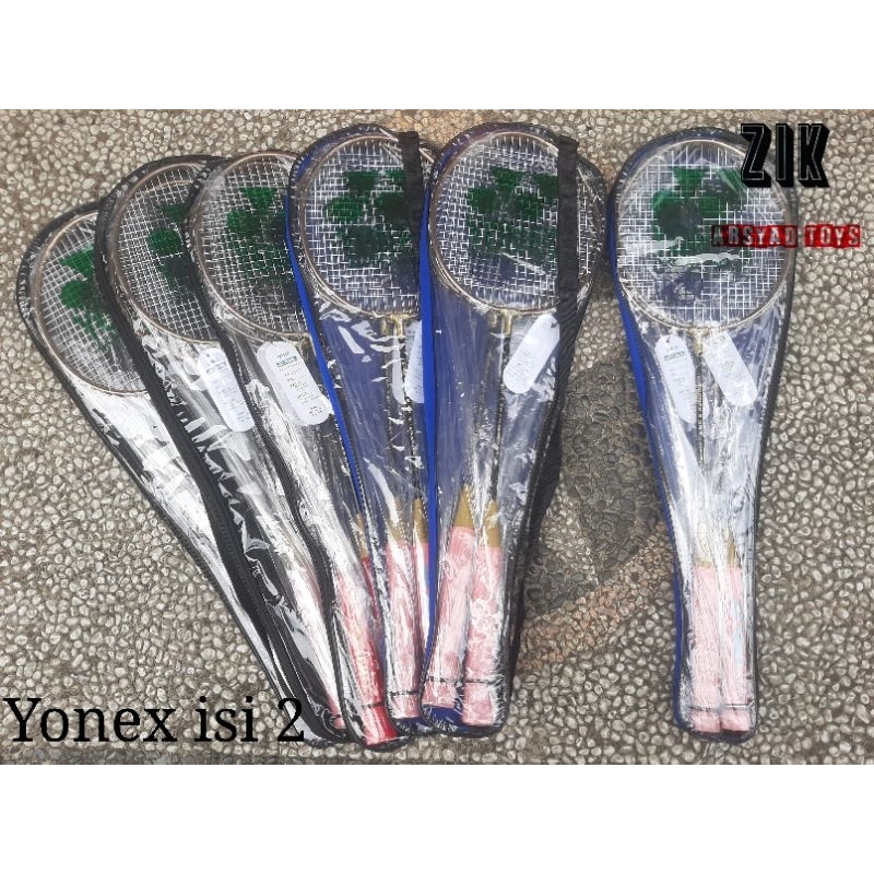 Raket Badminton Bulu Tangkis Isi 2 Murah Kualitas Bagus Untuk Anak-anak SD-SMP