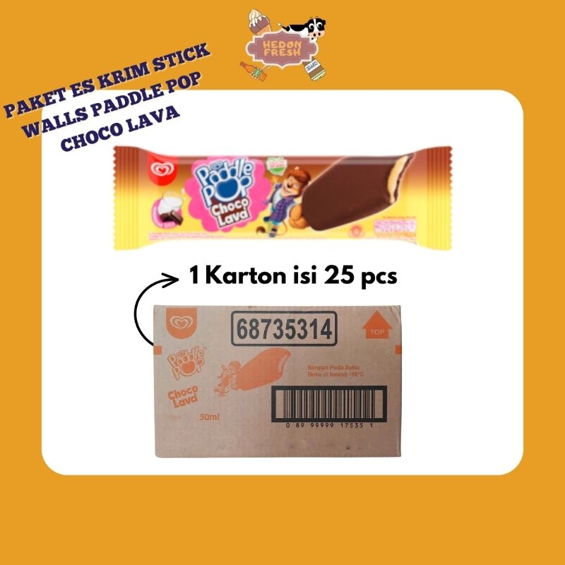 Paket Es Krim Stick Walls Paddle Pop Choco Lava