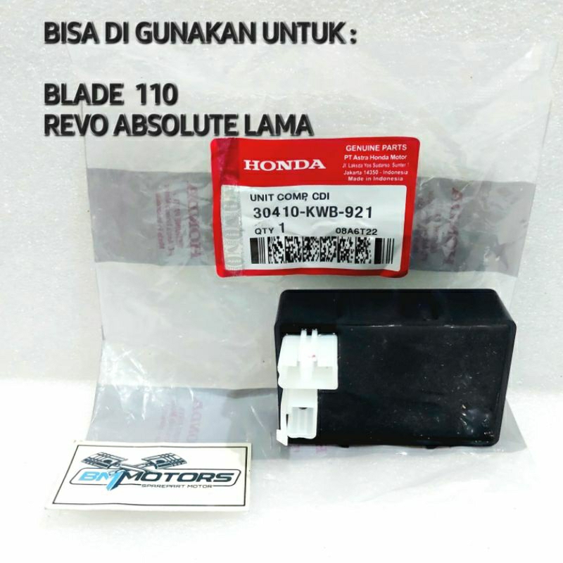 CDI UNIT HONDA BLADE 110 REVO Absolute Karbu Revo Fit 110 Karbu