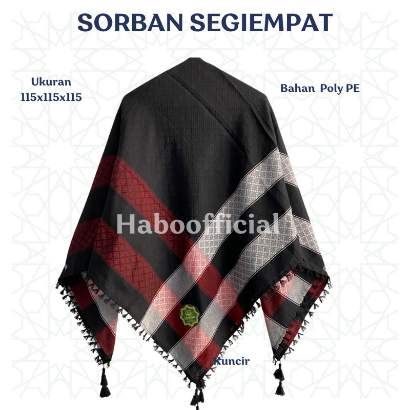 SORBAN PRIA TERBARU2025/ SONGKET/SORBAN MERAH PUTIH/ SORBAN PUTIH POLOS / SORBAN PUTIH/SORBAN