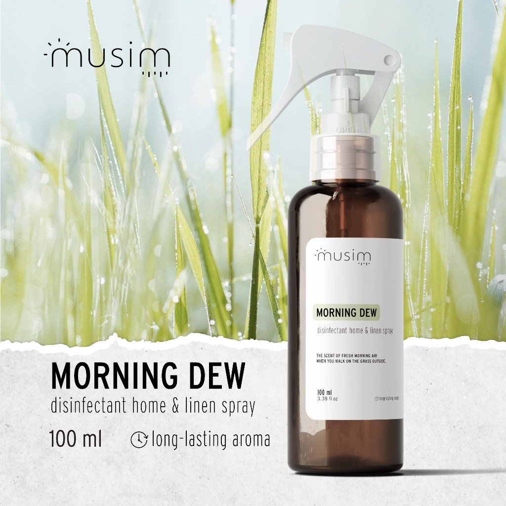 Fragrance Spray – Morning Dew | Disinfectant Home Linen Spray Pewangi Ruangan Embun Pagi Segar Premi