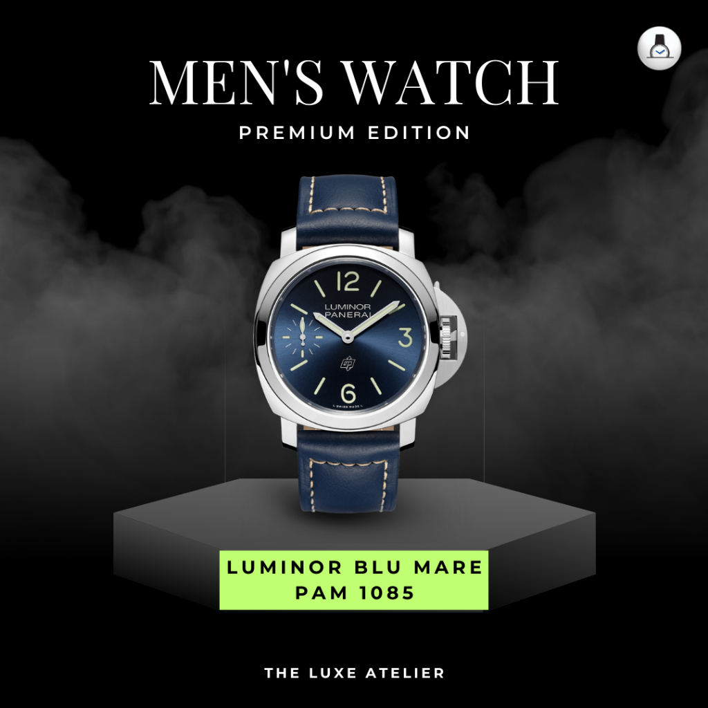 LUXURY MAN WATCH/JAM TANGAN MEWAH PRIA PANERAI LUMINOR BLU MARE PAM 1085 AUTOMATIC