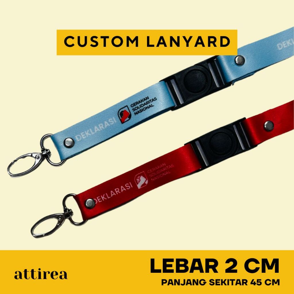 

Lanyard Custom Tali Full Printing