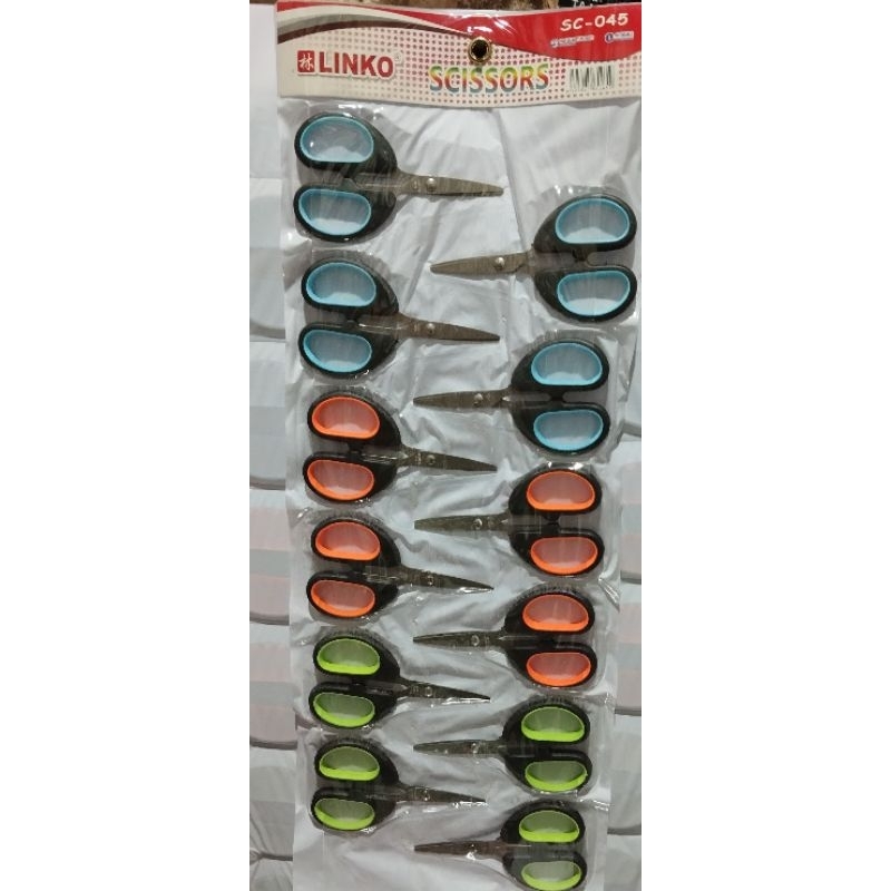 

gunting kecil gagang besar renteng 12 pcs