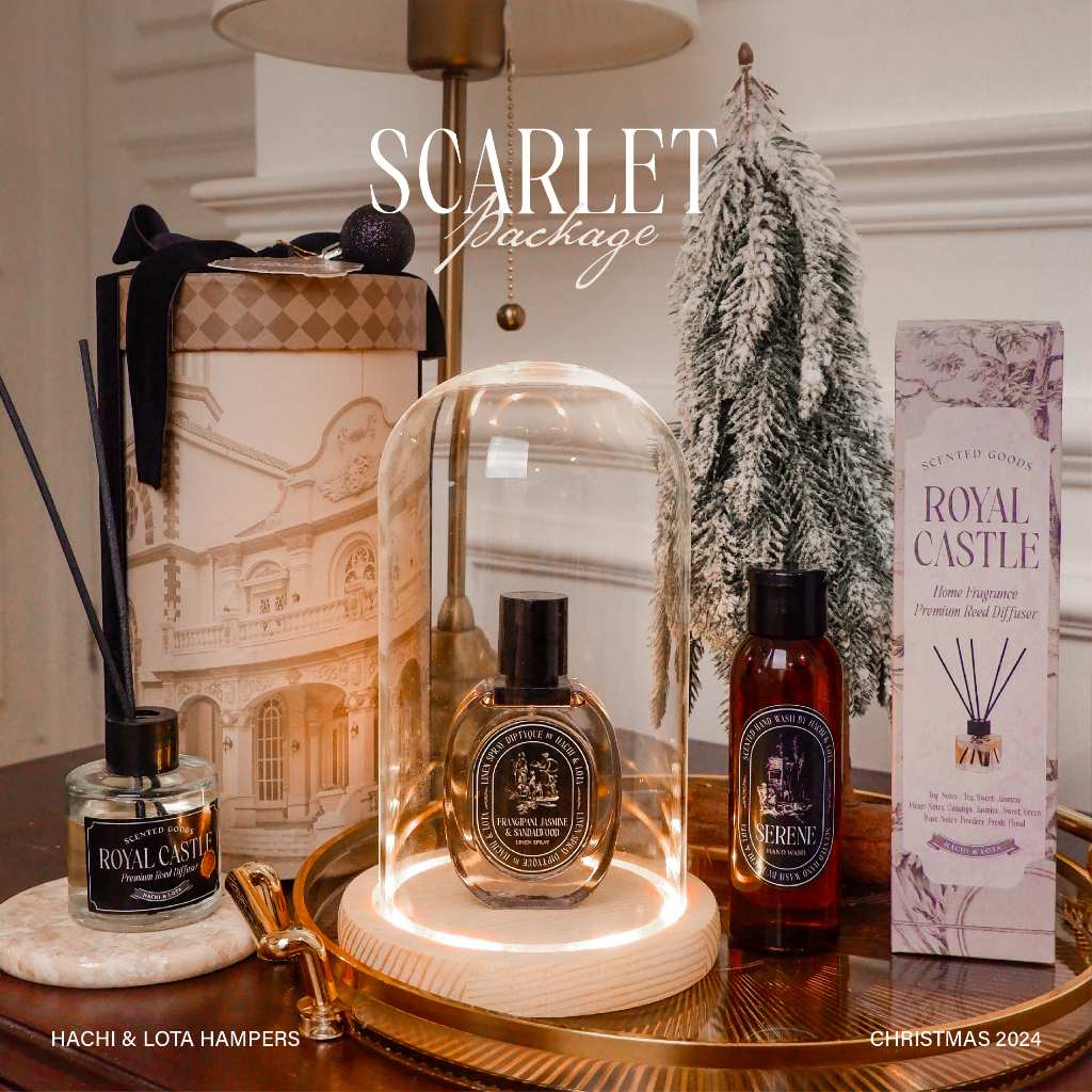 

SCARLET Hampers by Hachi & Lota | christmas hampers, hampers natal 2024, parcel natal, hampers tahun baru, hadiah natal, paket kue kering natal, new year gift, christmas gift