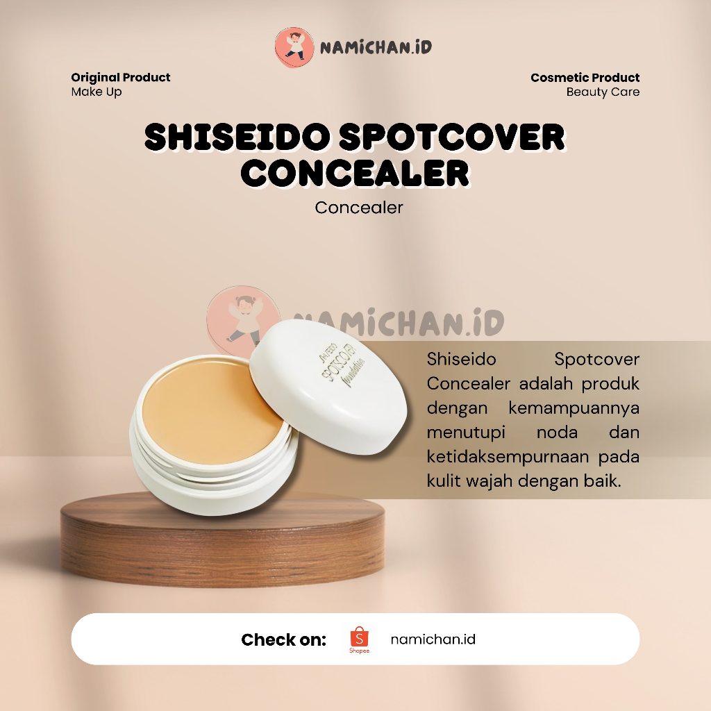 [ Ready Stock ] Shiseido Spotcover Concealer | Spotcover Foundation Original Japan