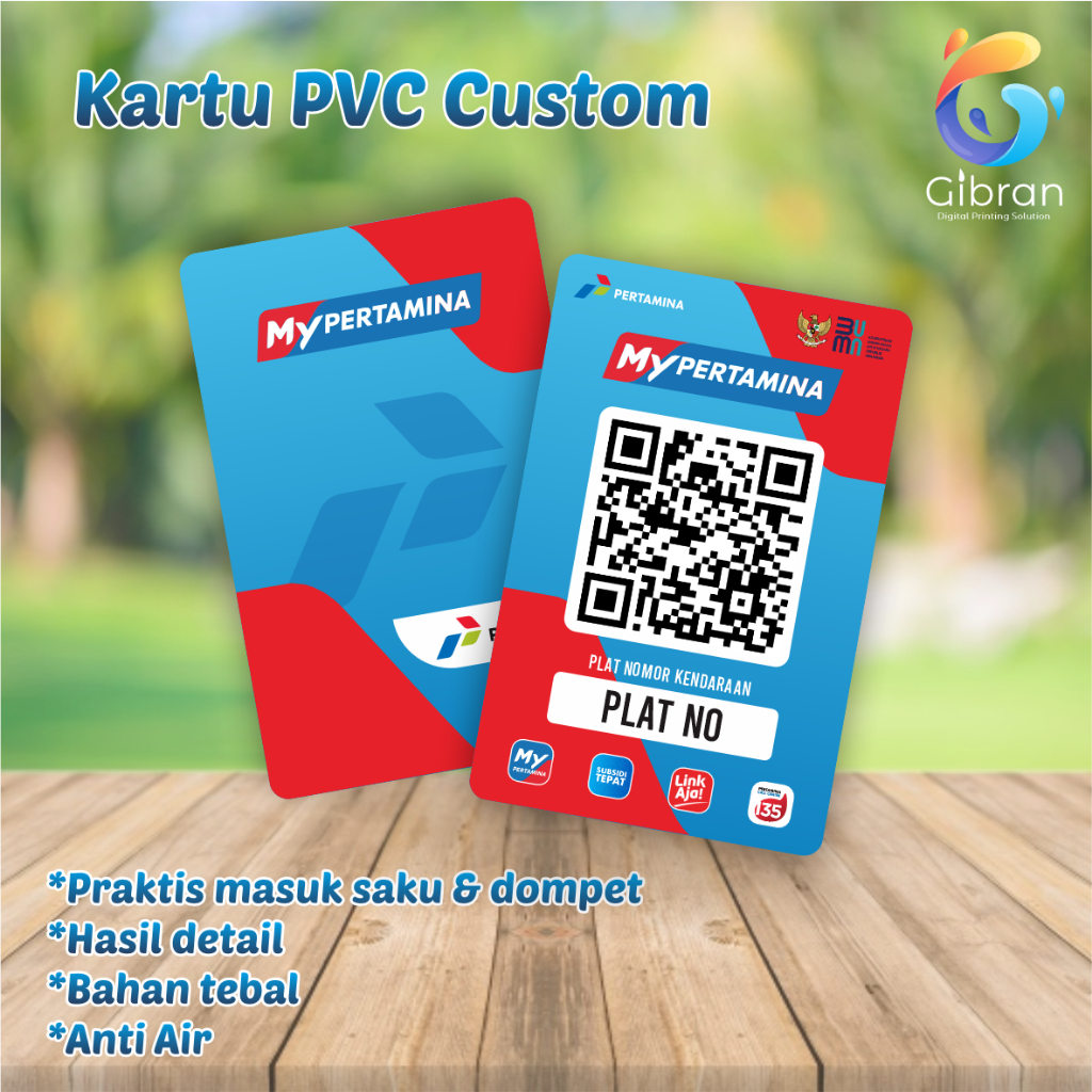 [TERLARIS] Kartu PVC Pertamina Subsidi SPBU