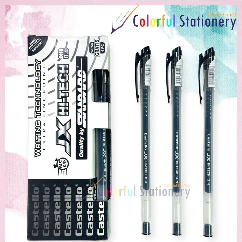 

Pulpen / Ballpoint / Pen JX Hi-tech Standard (12pcs)
