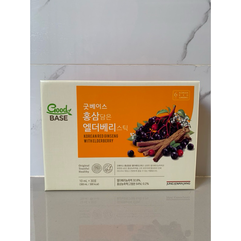 

JungKwanJang Elderberry Stick with Korean Red Ginseng (30pcs)