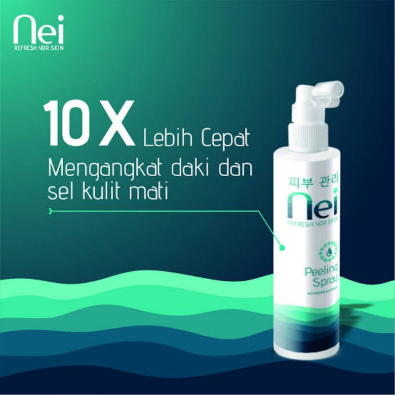 Nei Peeling Spray Penghilang Daki Di Tubuh |Nei Peeling Isi 9OMI Asli