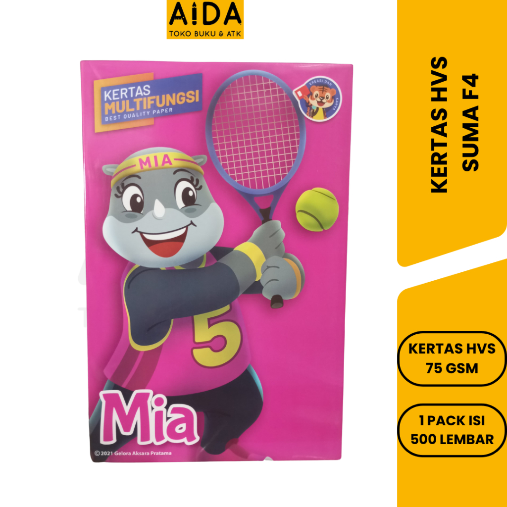 

Kertas HVS F4 SUMA 75 Gr 1 Rim isi 500 Lembar/ Kertas Fotocopy MURAH F4