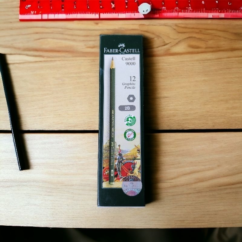

1 Pak isi 12 Pensil Faber Castell 2b Hitam - Pensil Ujian Komputer