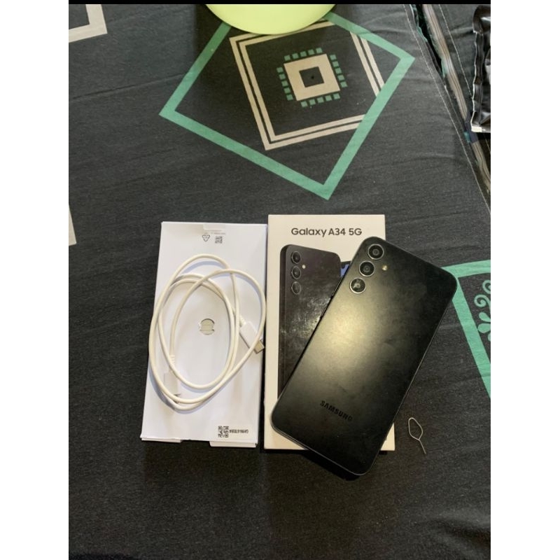 Samsung a34 5g 8/128, second fulset ori