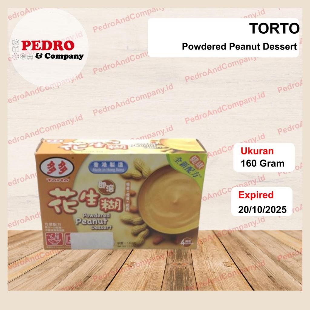 

Torto Powdered PEANUT dessert 160 gram bubuk kacang TANAH minuman