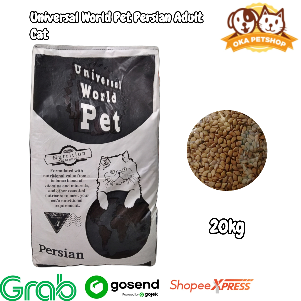 Universal Cat Persian 20kg / GO-JEK Makanan kucing universal persian