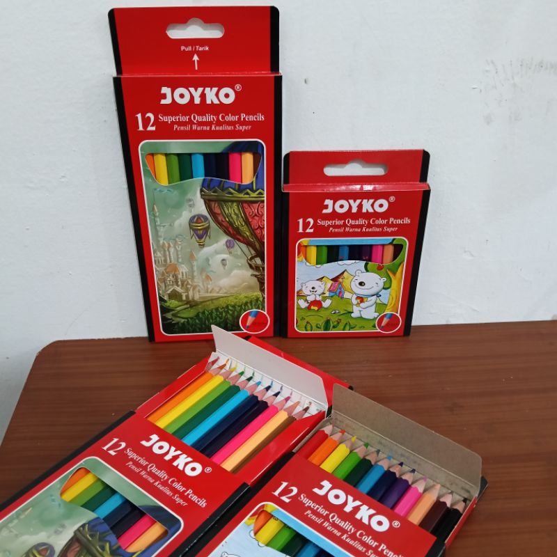 

PENSIL WARNA JOYKO 12 WARNA - PANJANG CP-100 - PENDEK CP -S12