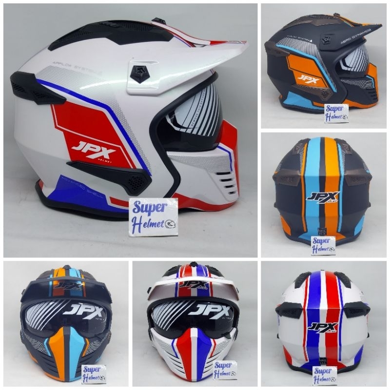 Helm JPX MX 726R Motif MX01