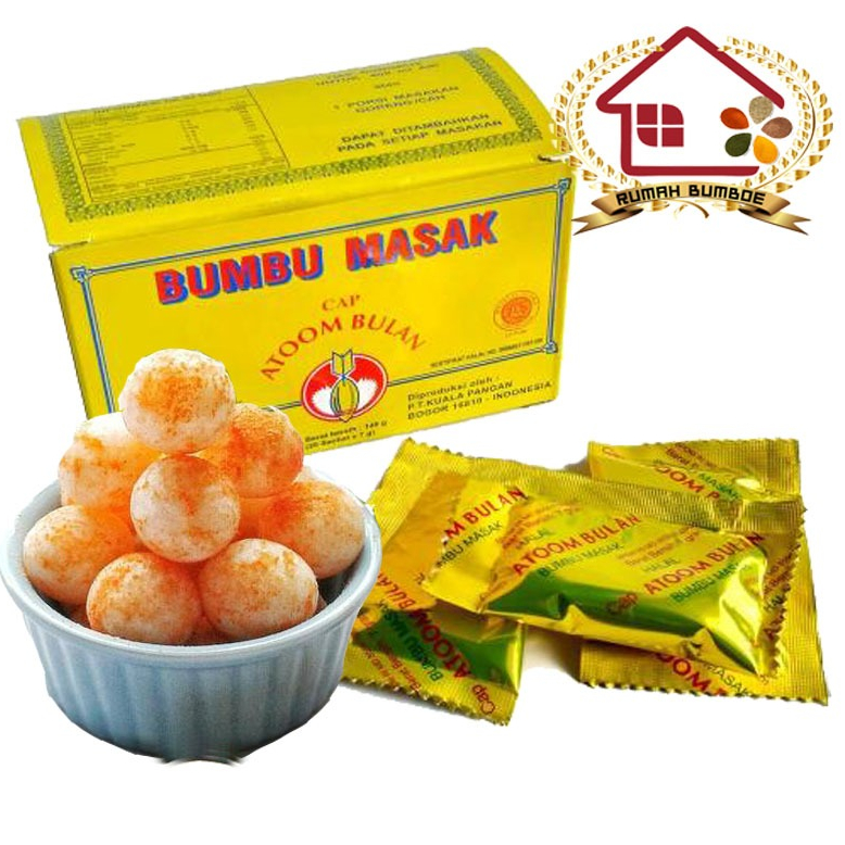

(20pcs x 7gr) ATOM Bumbu Instant Box Penyedap Rasa Cimol Cilok Harga Lebih Murah