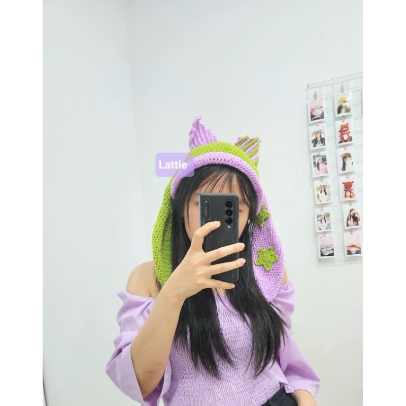 HANDMADE NEW JEANS BUNNY EAR BEANIE HAT/TOPI KELINCI LUCU/BUNNY BEANIE/TOPI AESTHETIC/KUPLUK KELINCI